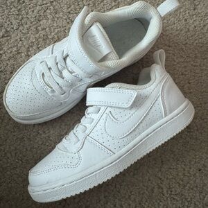 Nike Kids All-White Sneakers